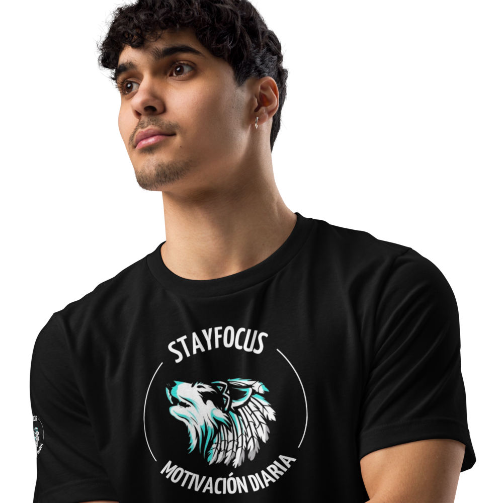 Camiseta Negra UNISEX / Logo tipo ( STAYFFOCUS )