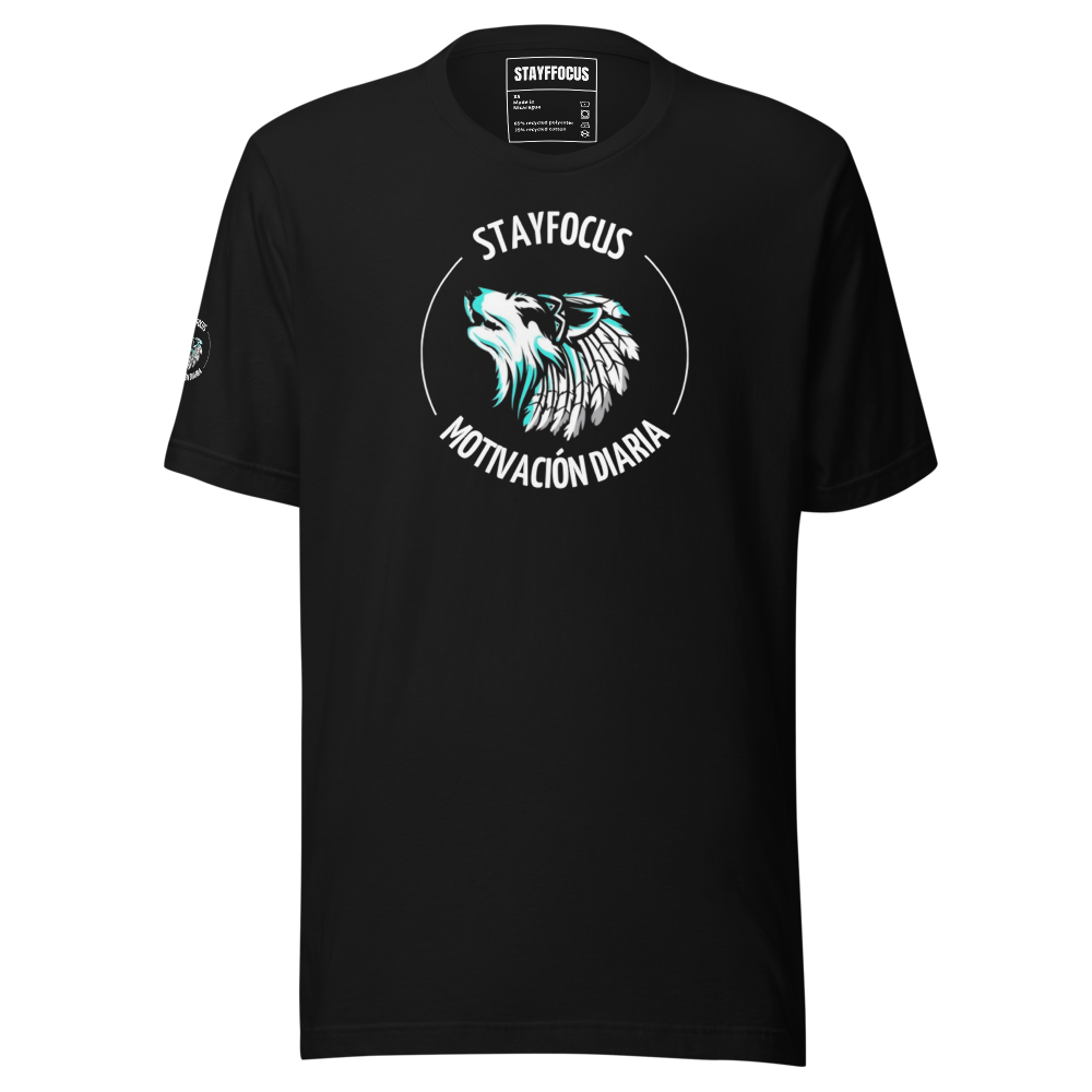 Camiseta Negra UNISEX / Logo tipo ( STAYFFOCUS )