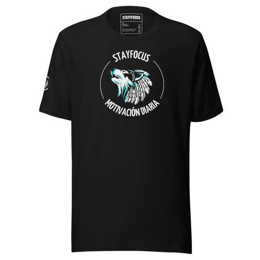 Camiseta Negra UNISEX / Logo tipo ( STAYFFOCUS )